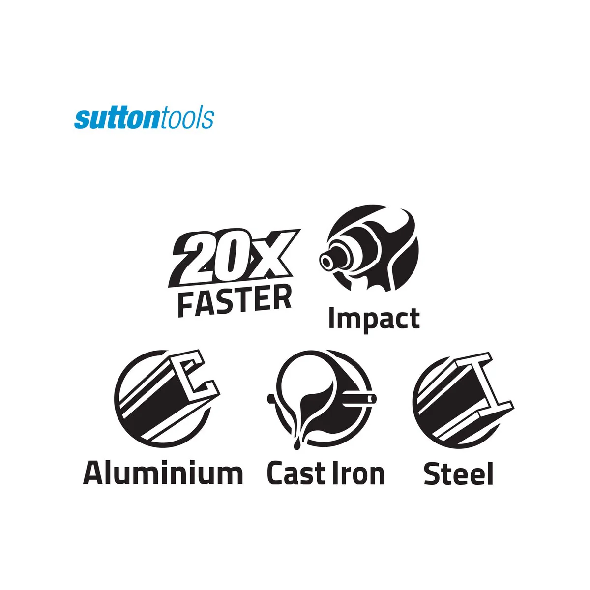 Sutton Tools Hex Impact Tap and Drill Set - 4.2mm M5 - Tungsten Chrome Alloy - Image 5