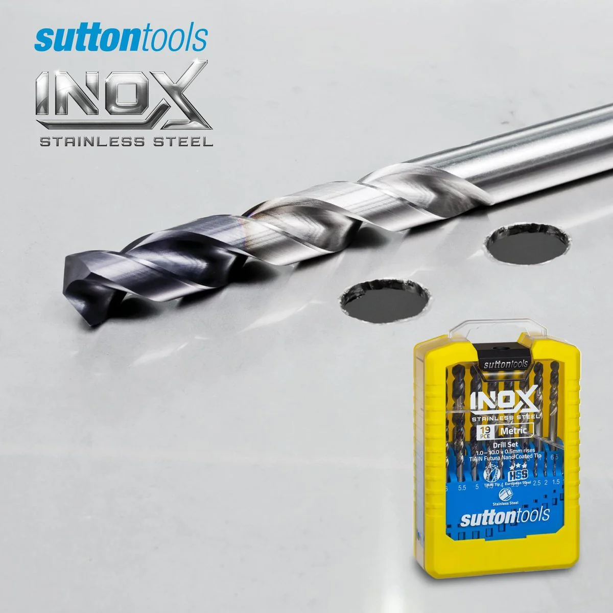 Sutton Tools Jobber Drill Bit - 10mm - M2 HSS - For Stainless Steel - Image 2