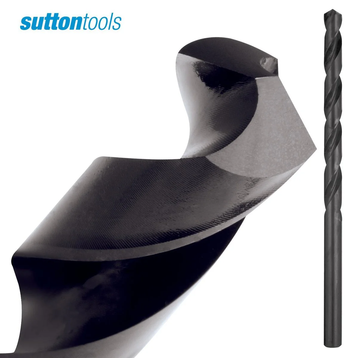 Sutton Tools Long Series Jobber Drill Bit - 12mm - M2 HSS - Blue Finish - Image 3