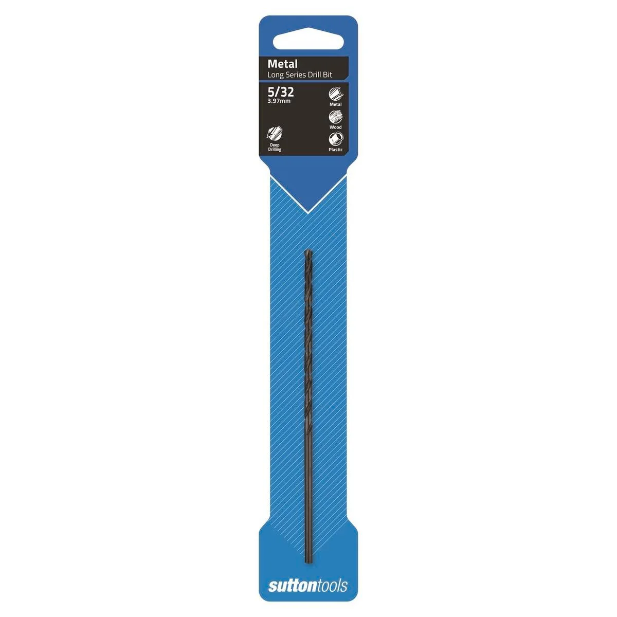 Sutton Tools Long Series Jobber Drill Bit 3 97mm M2 HSS Fast Chip Removal
