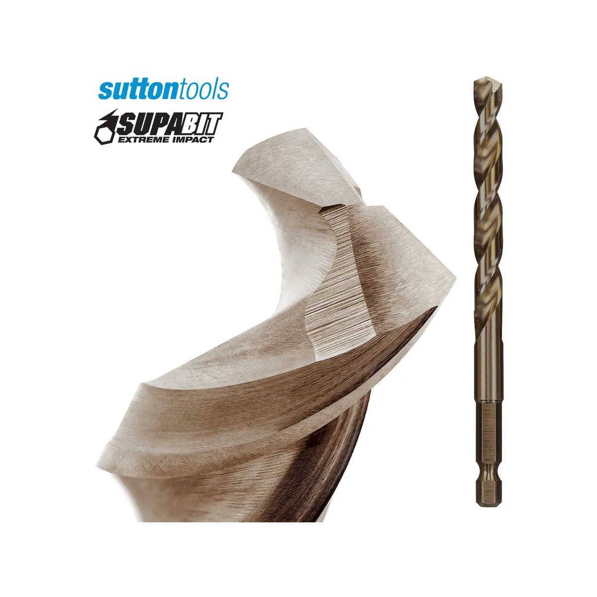 Sutton Tools Supabit Impact Drill Bit - 7mm - Cobalt HSS - General Use - Image 3