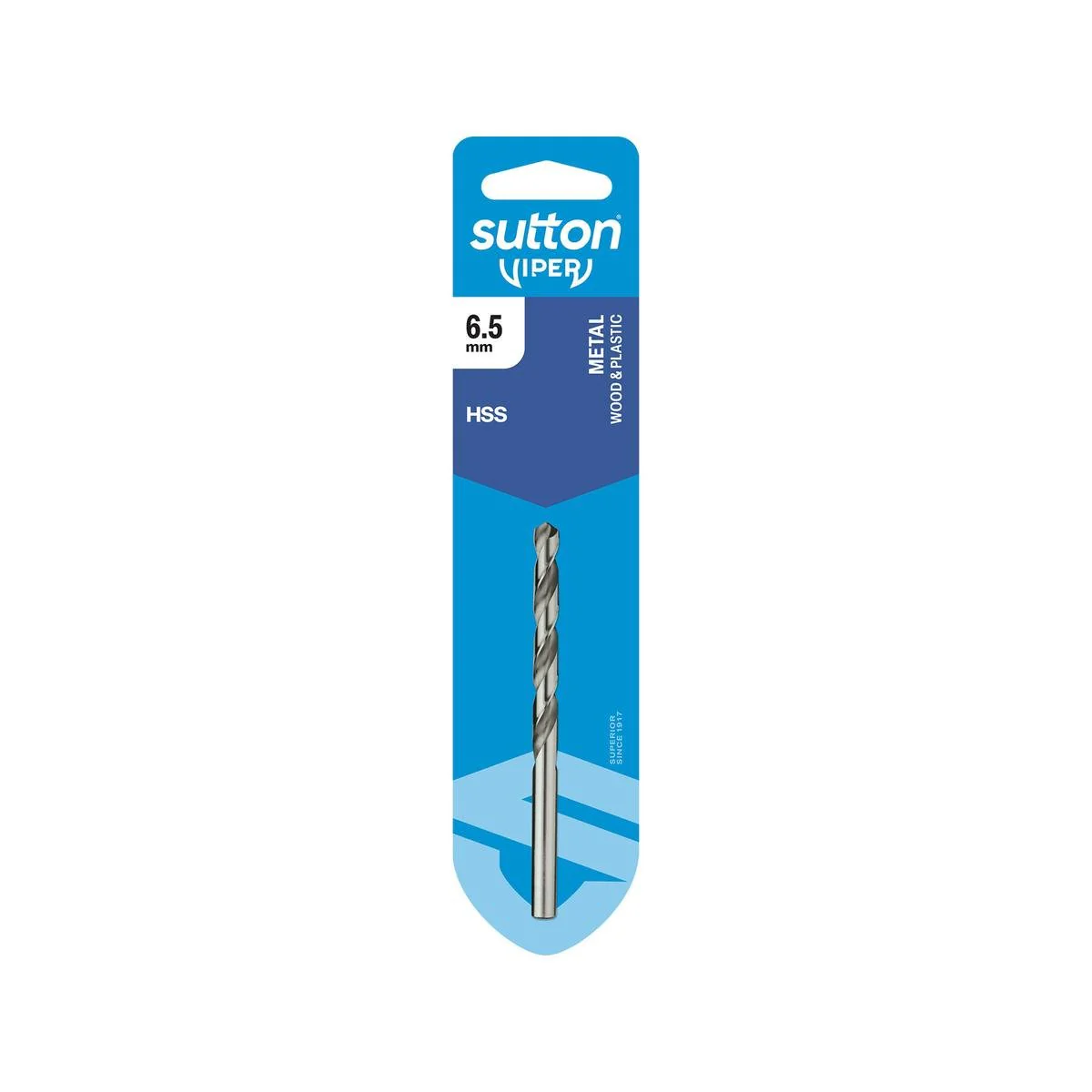 Sutton Viper Jobber Drill - 6.5mm - M2 HSS - Precision Drilling