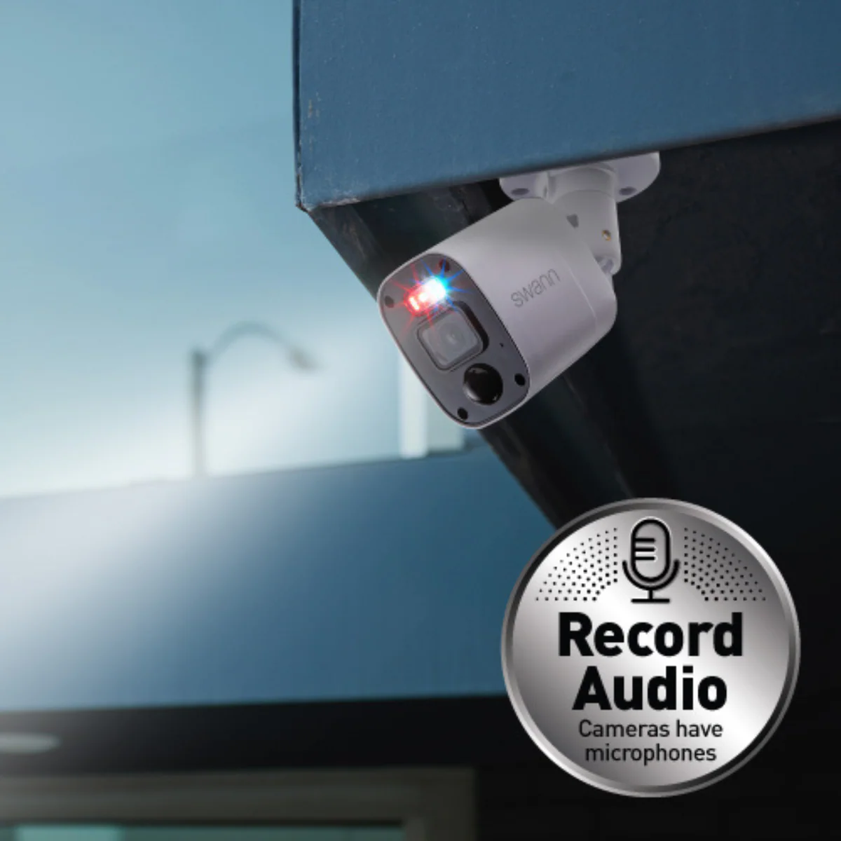 Swann 6 Camera 8 Channel 2K DVR Security System - 1TB HDD - Audio Recording - Image 3