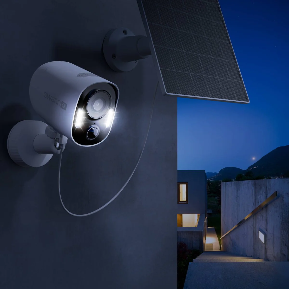 Swann xtreem4k Wireless Security Camera - 4K Ultra HD - Solar Powered - 32GB - Image 3