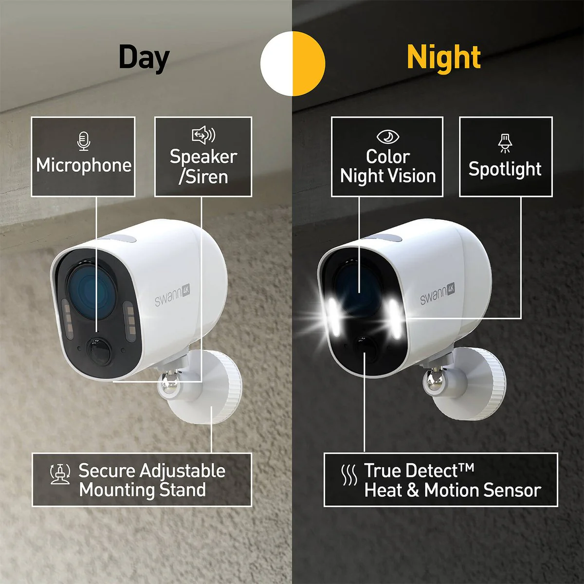 Swann xtreem4k Wireless Security Camera - 4K Ultra HD - Solar Powered - 32GB - Image 5