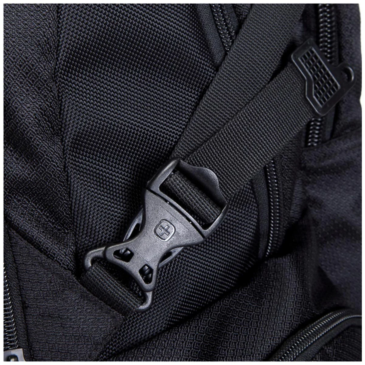 SWISSWIN Laptop Backpack SW9801 Black Capacity 37 Litre Weather Resistant - Image 10
