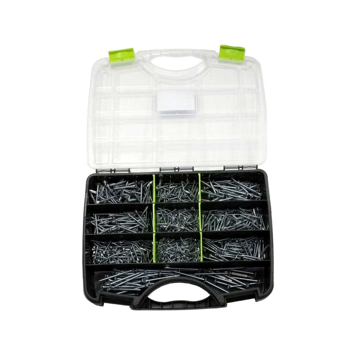 Syneco 900 Piece Chipboard Screw Set - A3 Steel - Zinc Plated - 308mm x 240mm x 50mm - Image 2