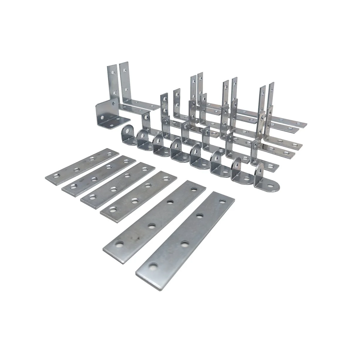 Syneco Angle Bracket Multi Pack - 38 Pieces - Rust-Resistant Steel - 135mm x 190mm x 30mm - Image 2