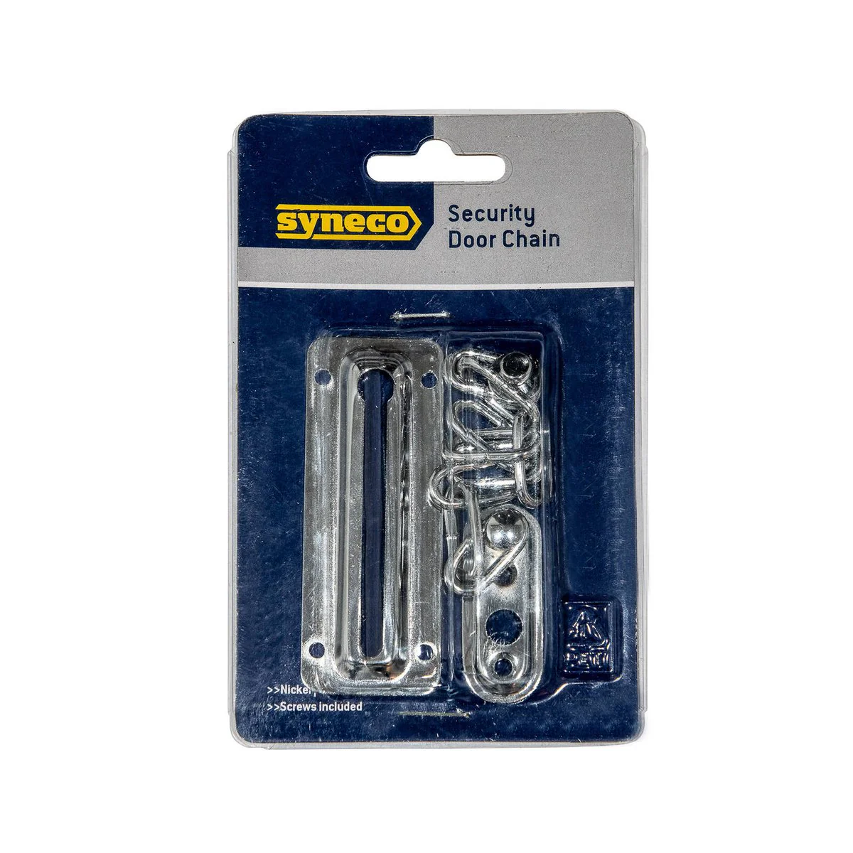 Syneco Nickel Plated Door Chain Guard - 195mm x 24mm x 95mm - Security - Image 2