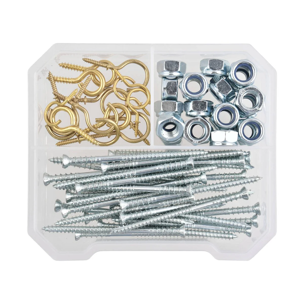 Tactix 4 Compartments Deep Storage Box 180mm x 166mm x 102mm - Durable Modular Design - Image 3