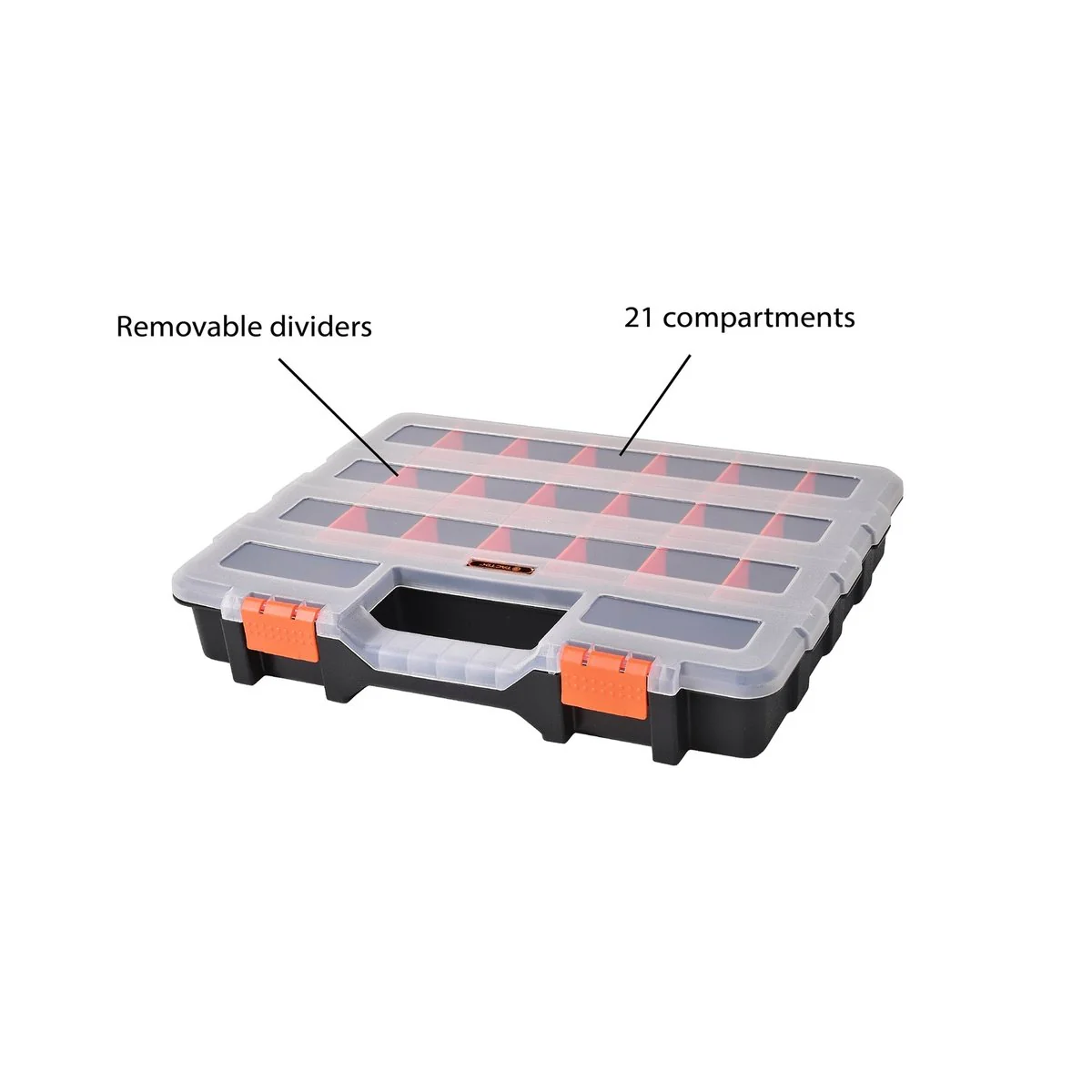 Tactix Compartment Organiser - 380mm - Polypropylene - Heavy Duty - Image 2
