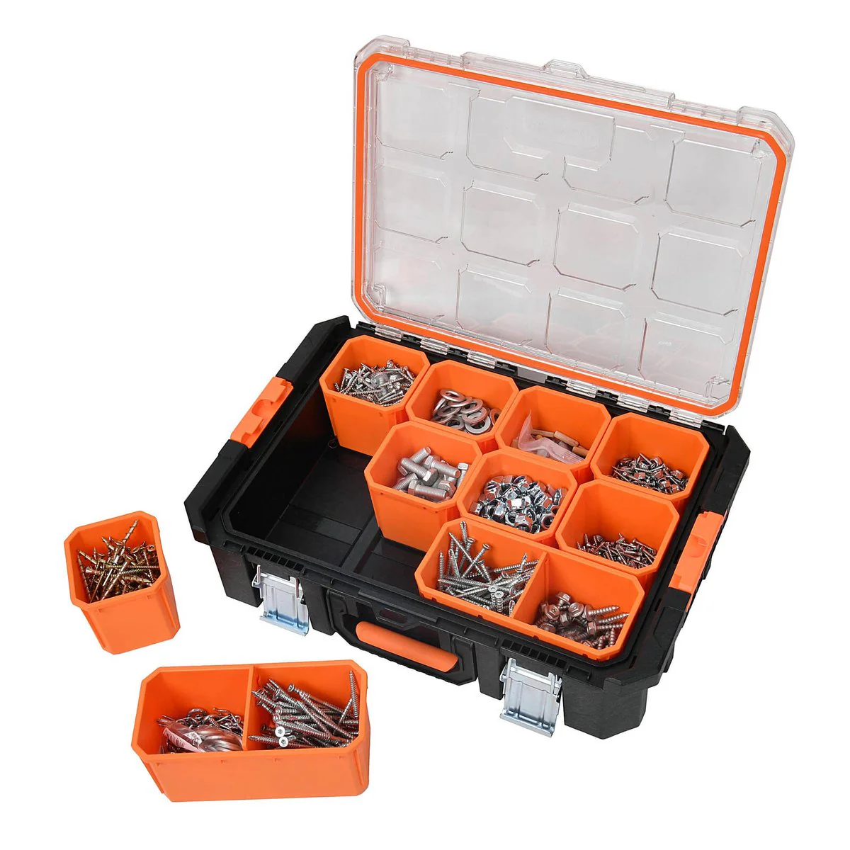 Tactix Modular Heavy Duty Tool Organiser - 528mm x 129mm x 368mm - Durable Storage - Image 3