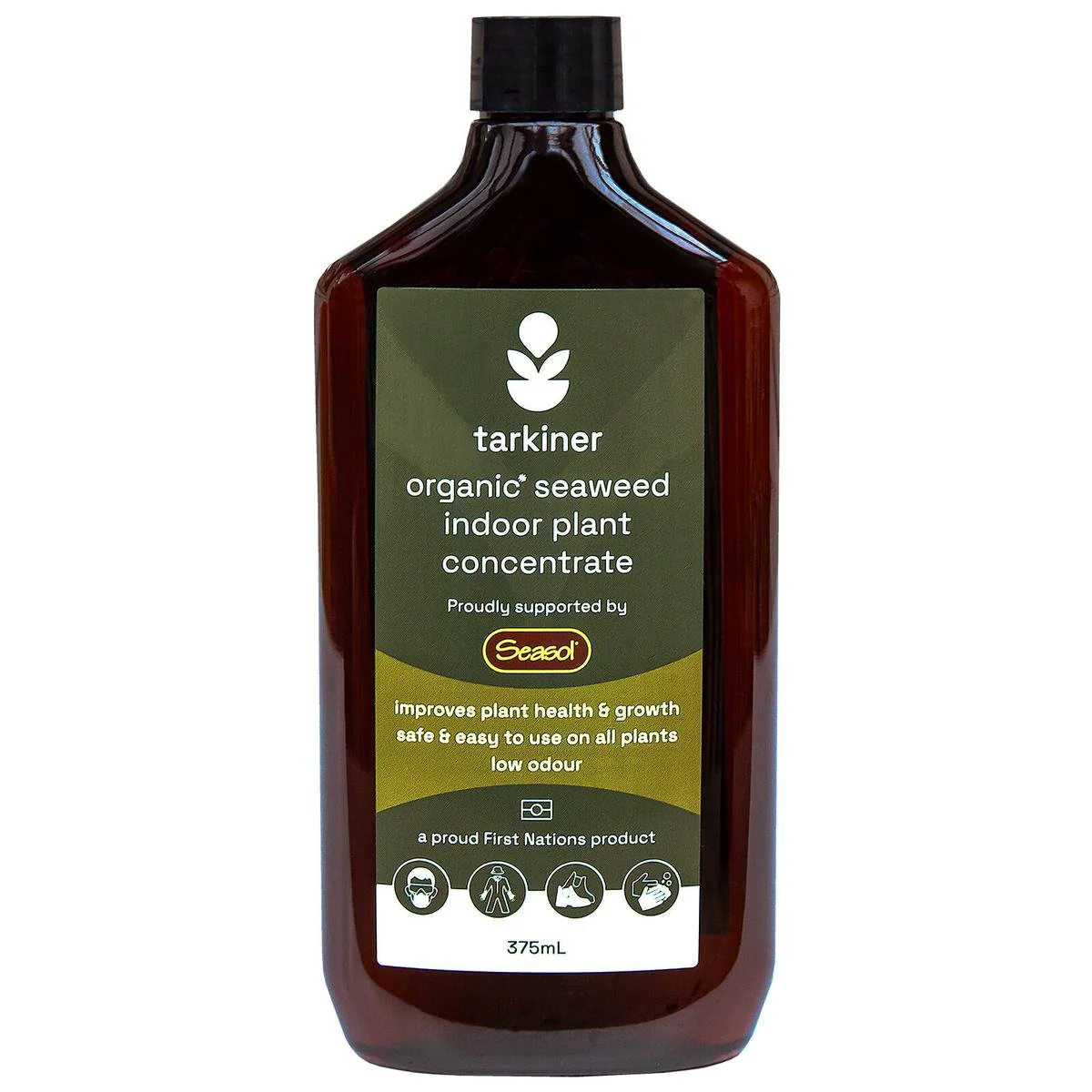 Tarkiner Organic Seaweed Indoor Plant Concentrate 375ml - Enhances Growth