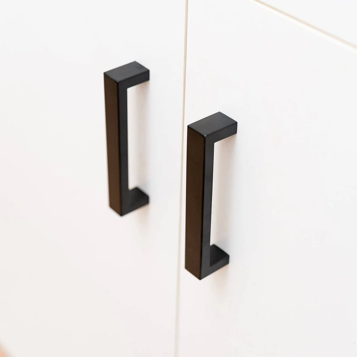 Taskmaster 128mm Black Matte Hollow Rectangle Handle - Steel - 1 Pack - Image 4