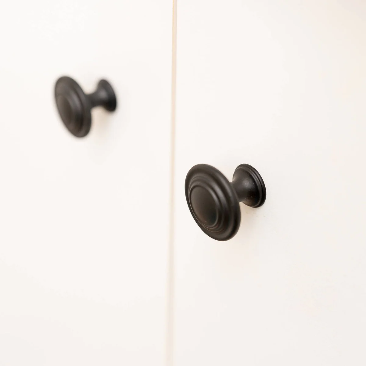 Taskmaster 34mm Matte Black Cabinet Knob - 1 Pack - Steel Construction - Image 5