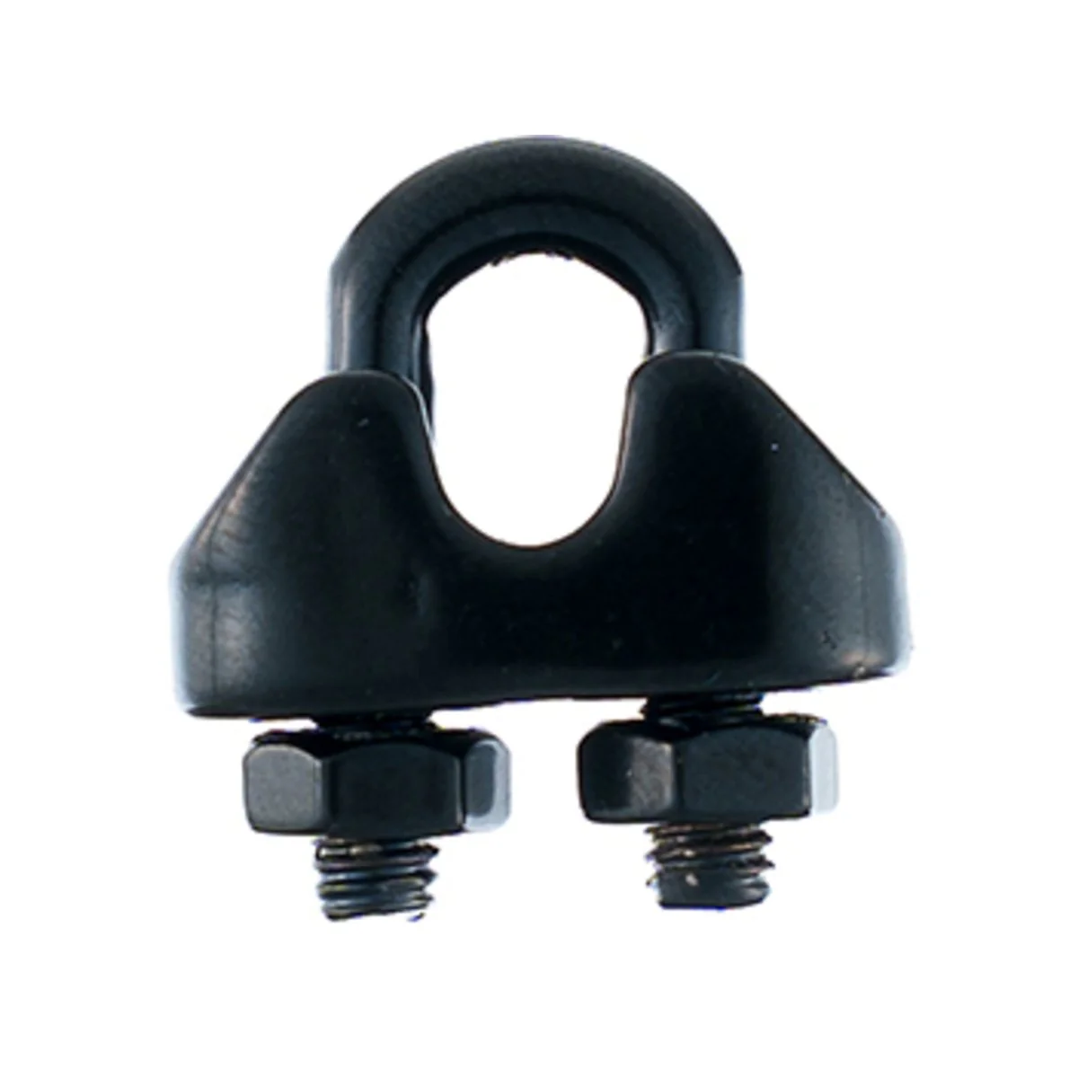 Taskmaster 3mm Black Stainless Steel Wire Rope Grips - 12 Pack - Durable - Image 2