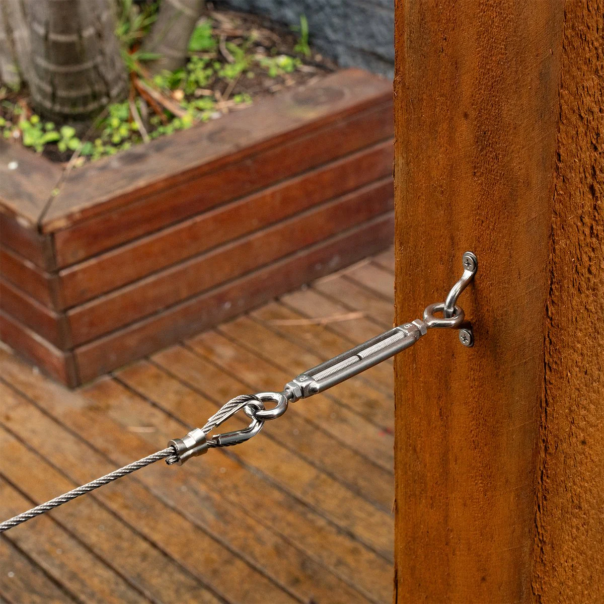 Taskmaster 5mm 316 Stainless Steel Eye Eye Balustrade Kit - Rust Resistant - 74mm x 210mm x 15mm - Image 2