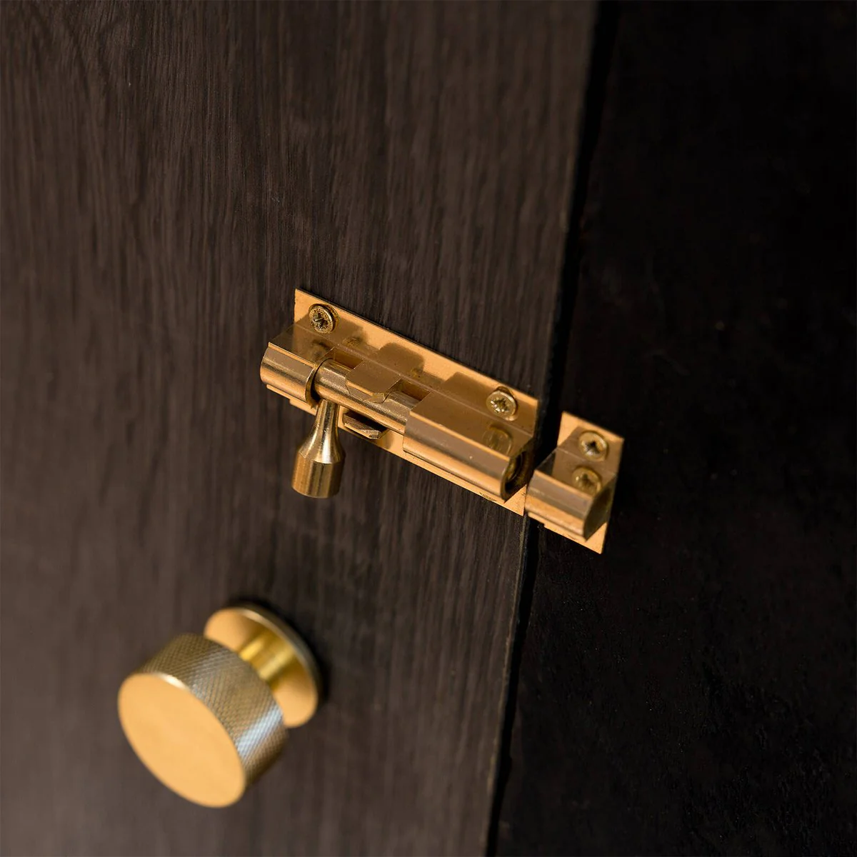 Taskmaster 50mm Polished Brass Barrel Bolt - Solid Brass Security Solution - Image 4