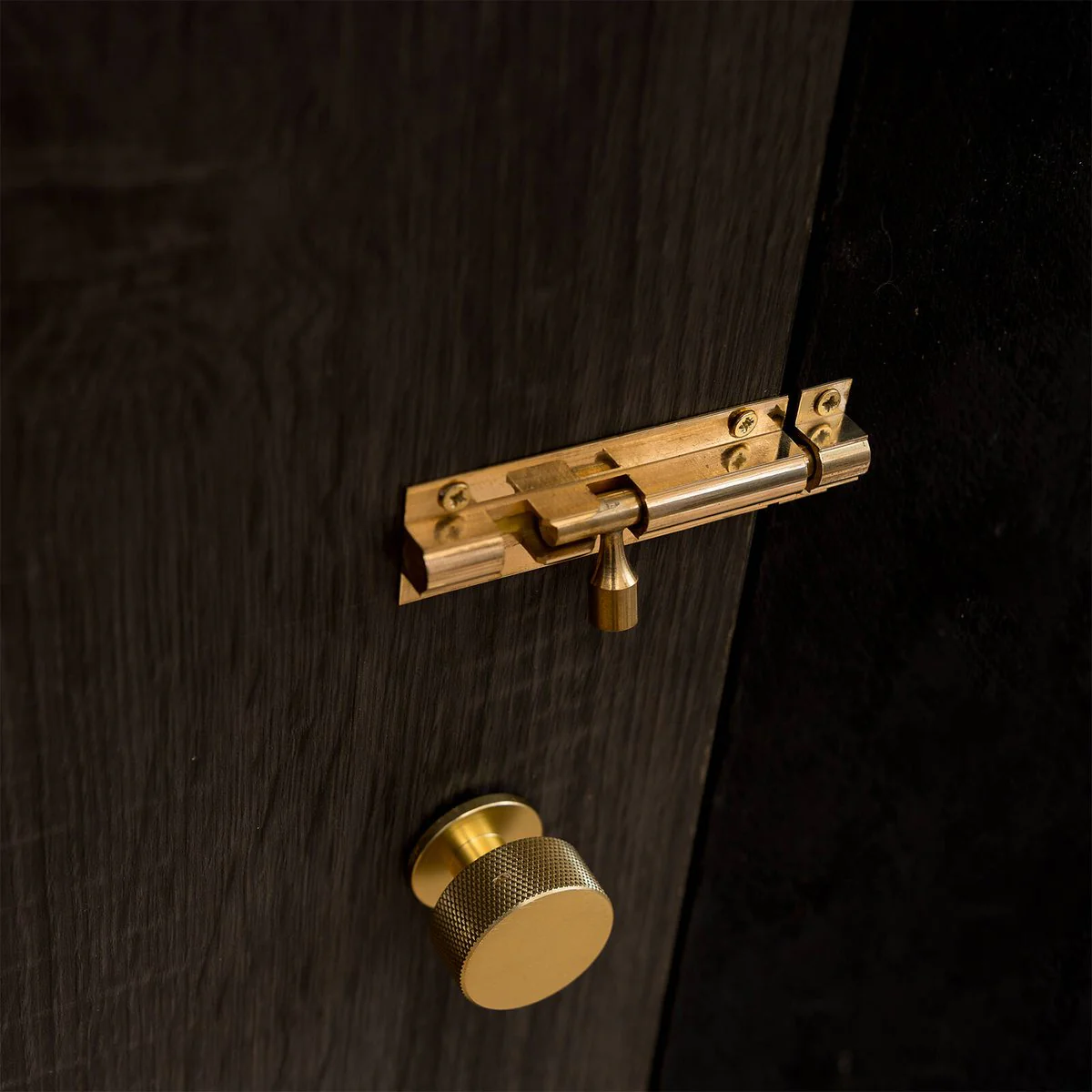 Taskmaster 75mm Polished Brass Barrel Bolt - Solid Brass Security Solution - Image 3