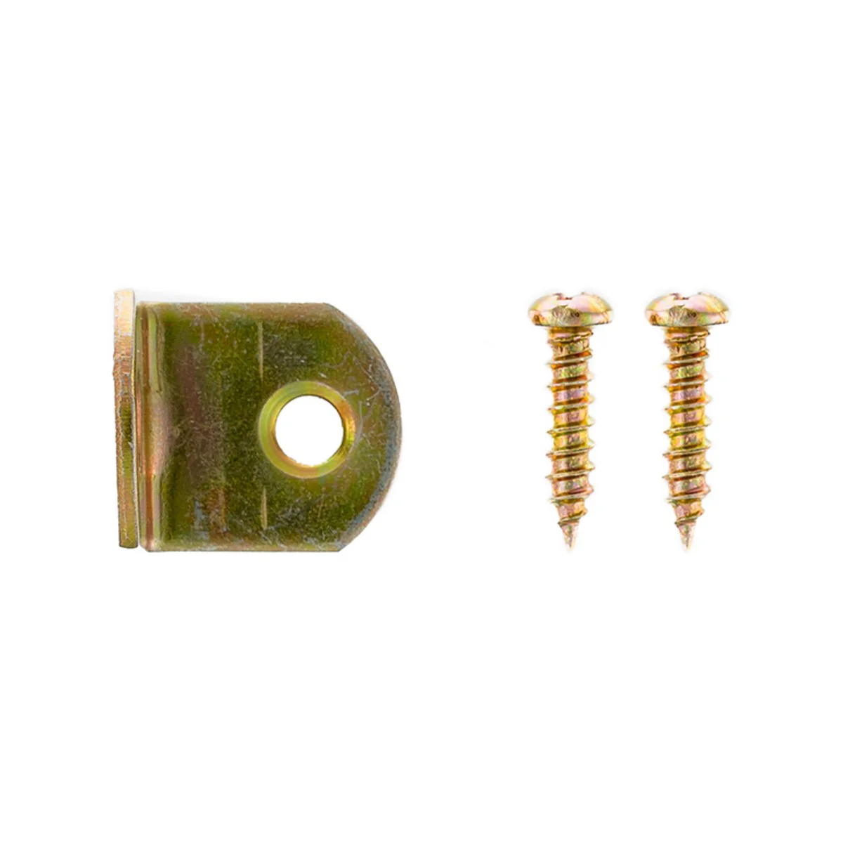 Taskmaster Connecting Bracket - 20mm - Zinc - Gold Finish - 20 Pack - Image 2