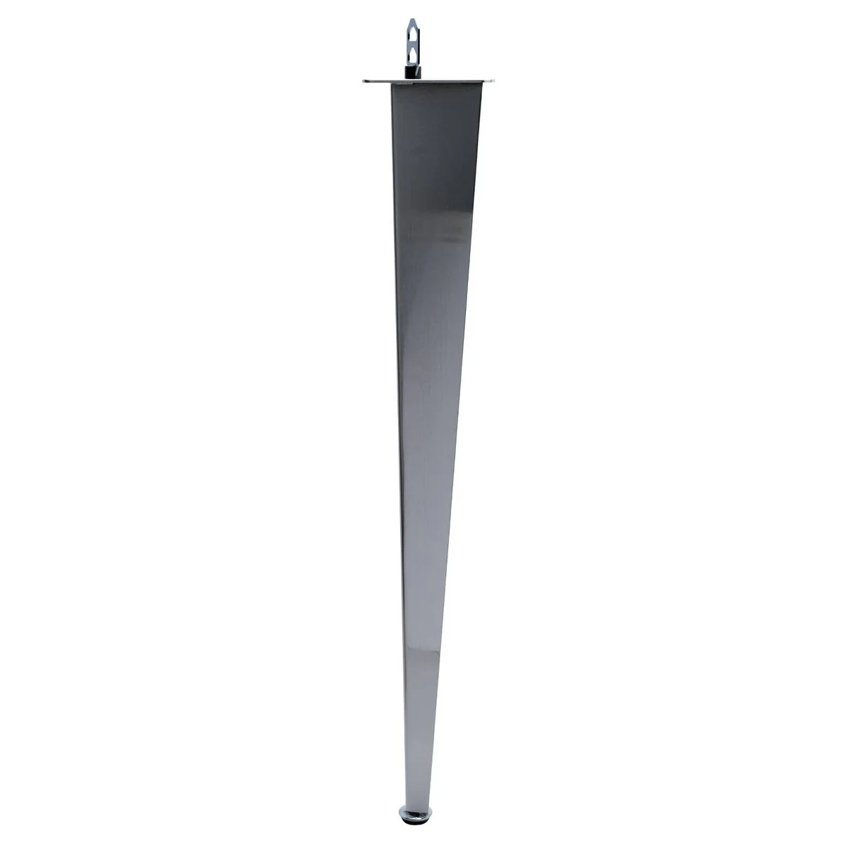 Taskmaster Corner Furniture Leg - 710mm - Satin Chrome - Durable & Adjustable - Image 2