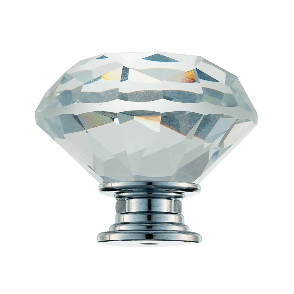 Taskmaster Crystal Knobs 40mm - 4 Pack - Transparent - Easy Install - Image 2