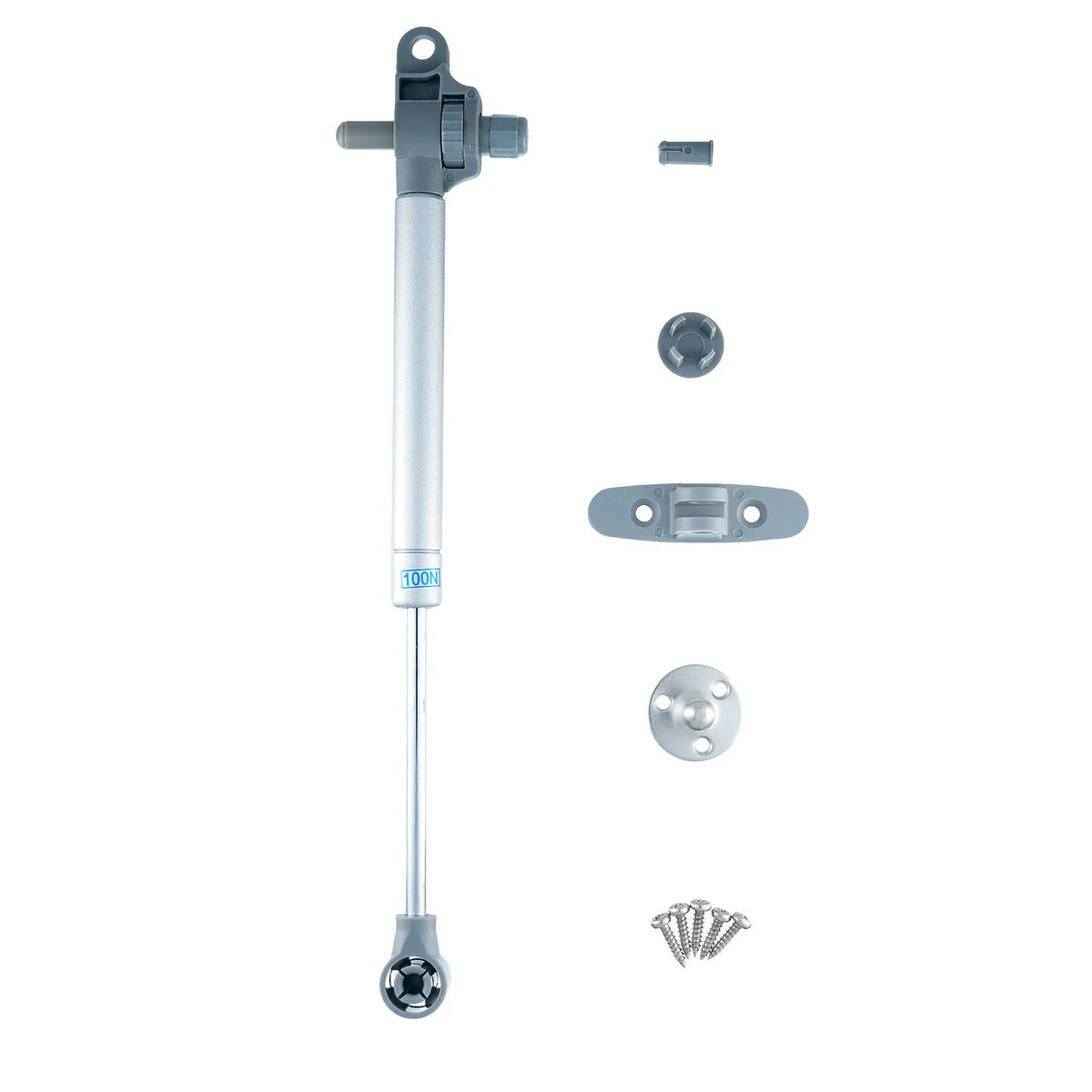 Taskmaster Pneumatic Furniture Stay 2 Pack - 298mm - Grey - Easy Installation - Image 2
