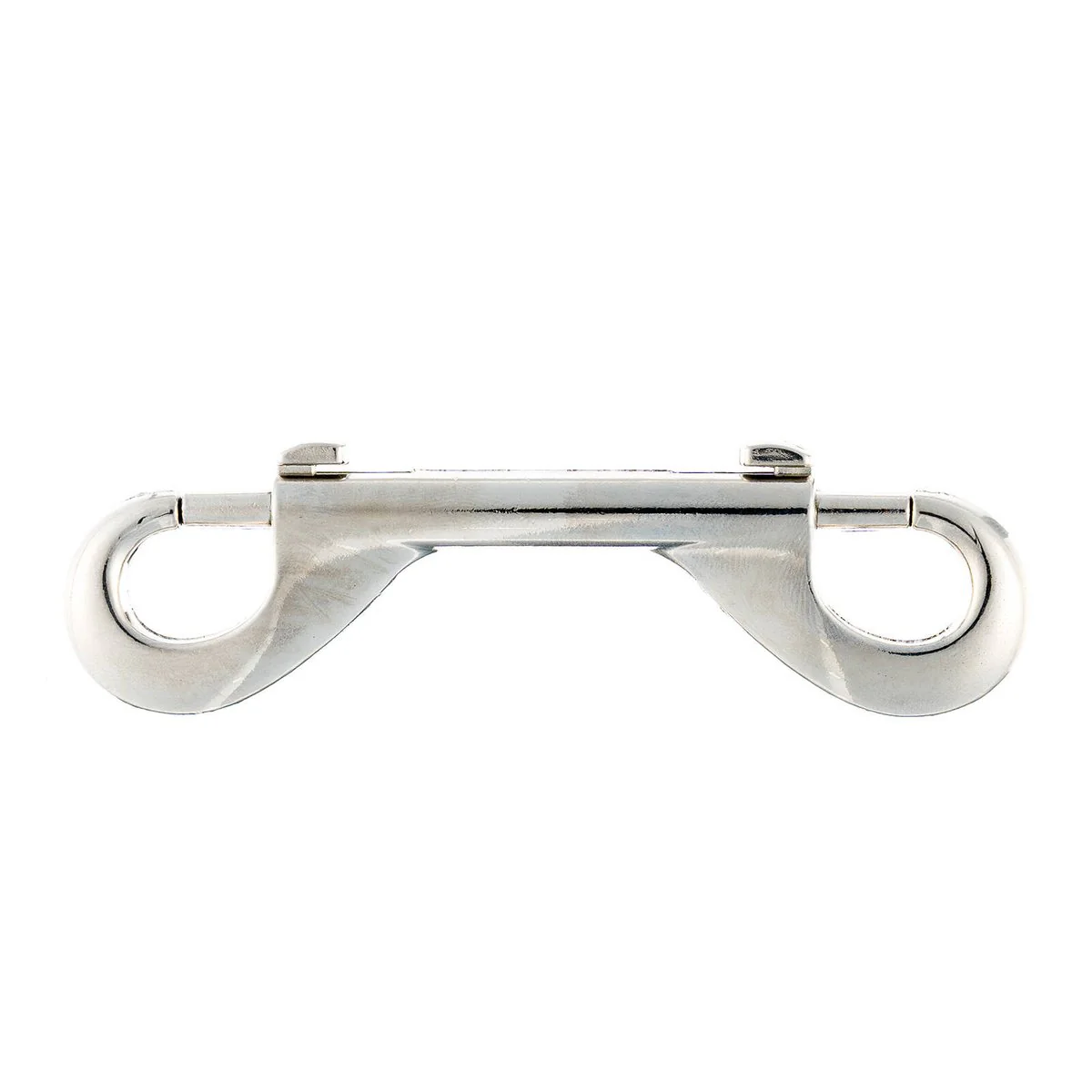 Taskmaster Snap Hook - 90mm - Nickel - Double Ended - Image 2