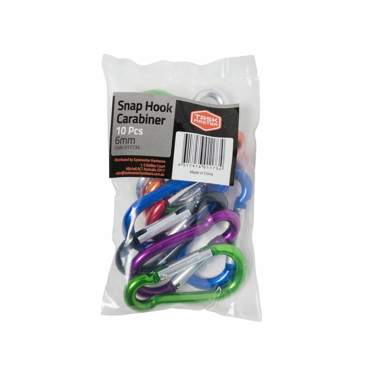 Taskmaster Snap Hook Carabiner - 6mm - Aluminium - Rigging Use