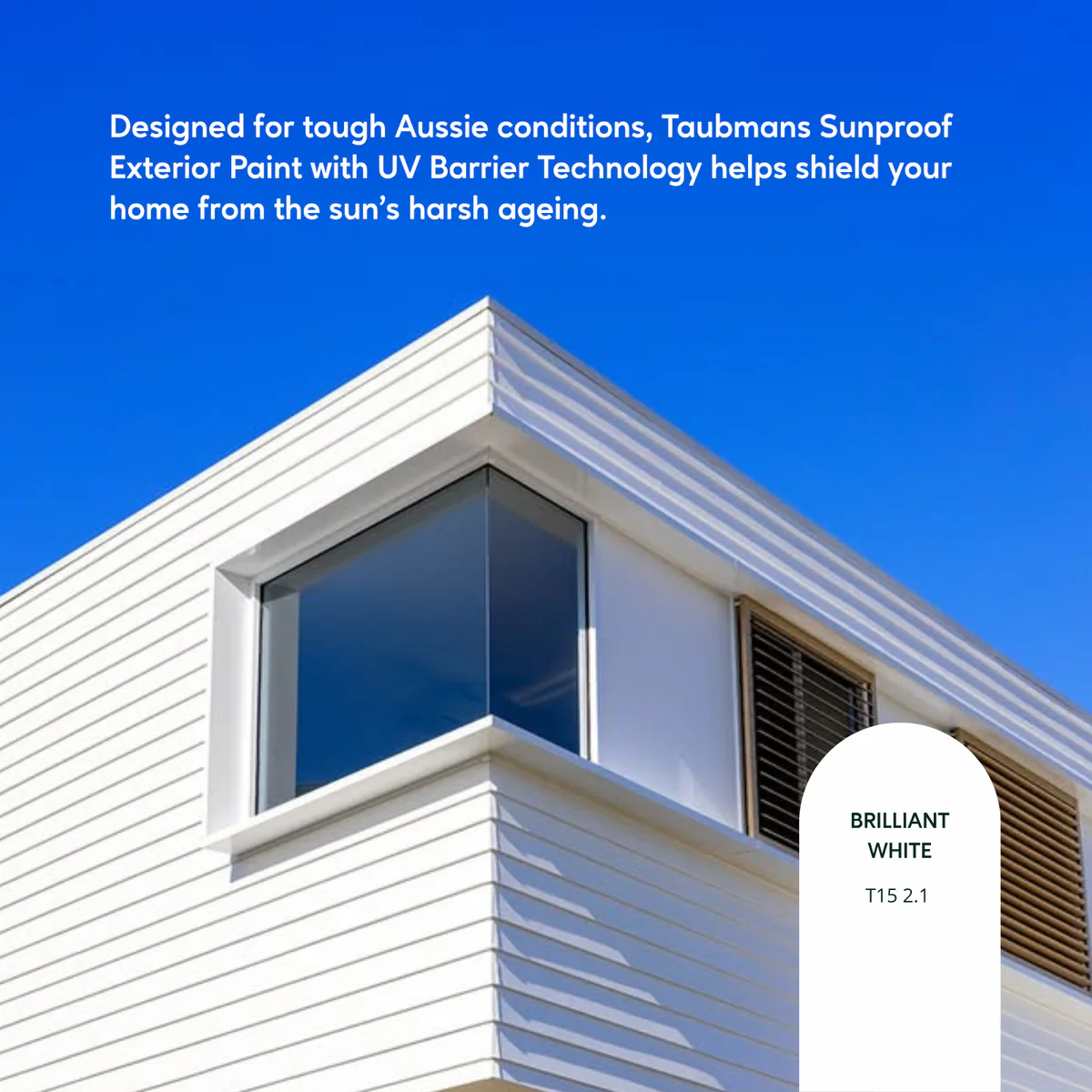 Taubmans 4L White Low Sheen Exterior Paint - UV Protection - Fast Drying - Image 3