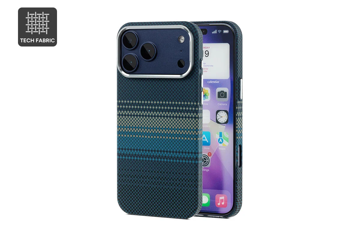 Tech Fabric Case for iPhone 17 Pro Max with MagSafe Ring - Midnight Tide