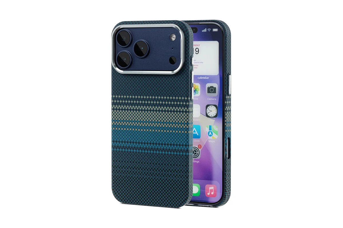 Tech Fabric Case for iPhone 17 Pro Max with MagSafe Ring - Midnight Tide - Image 2