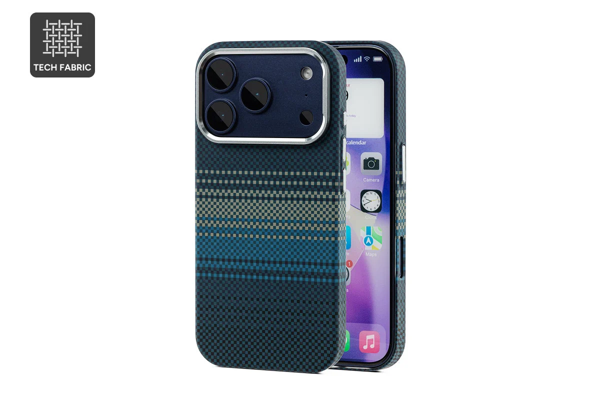 Tech Fabric Case for iPhone 17 Pro with MagSafe Ring - Midnight Tide