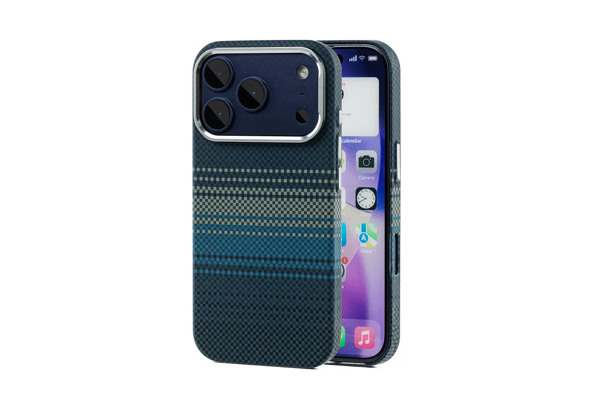 Tech Fabric Case for iPhone 17 Pro with MagSafe Ring - Midnight Tide - Image 2