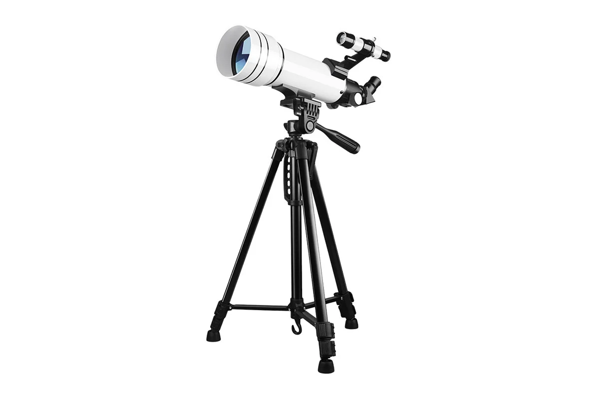 Telescope with 70mm Lens, Tripod & Smartphone Adapter for Stargazing