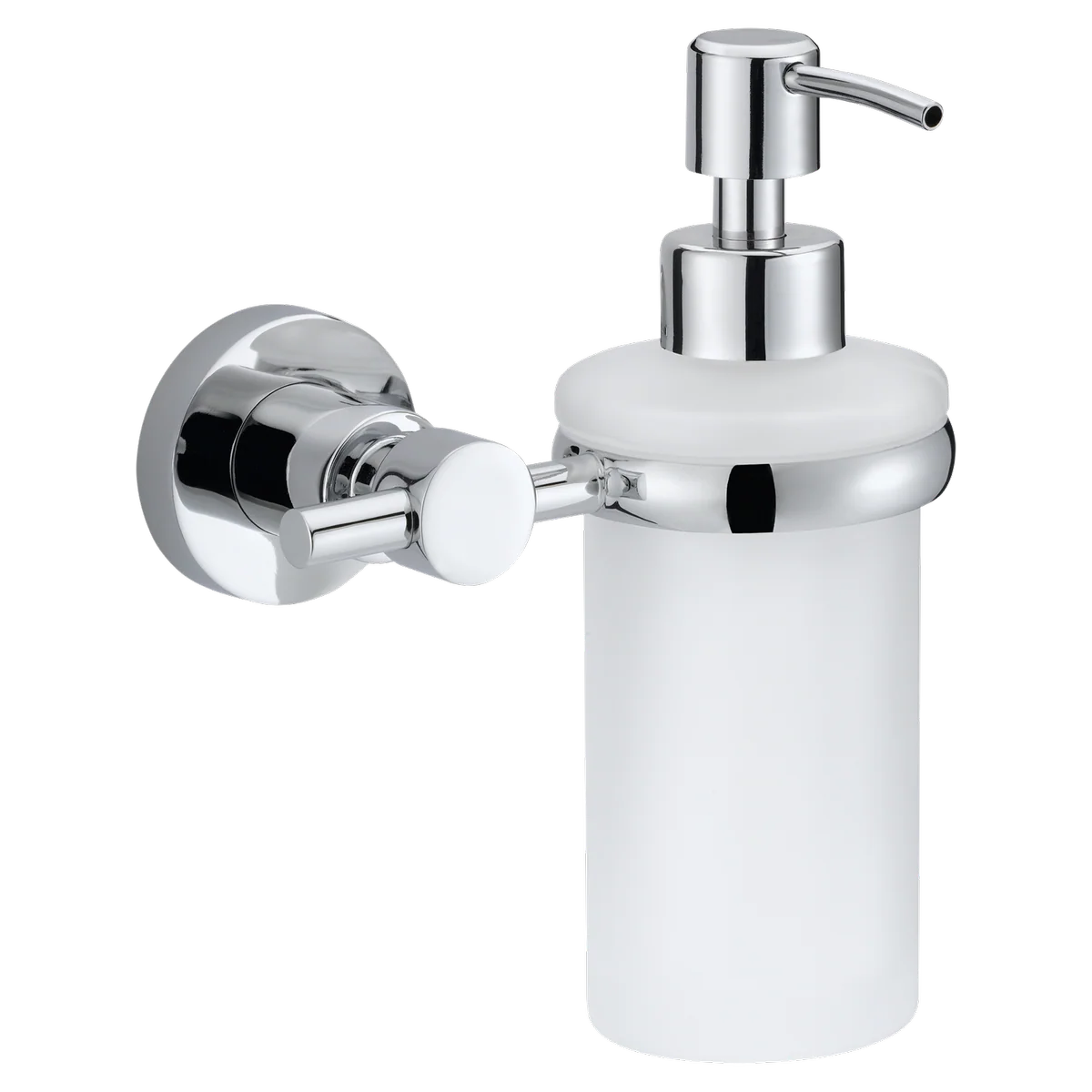 Tesa Loxx Soap Dispenser - Chrome Plated Metal - 127mm x 107mm x 170mm