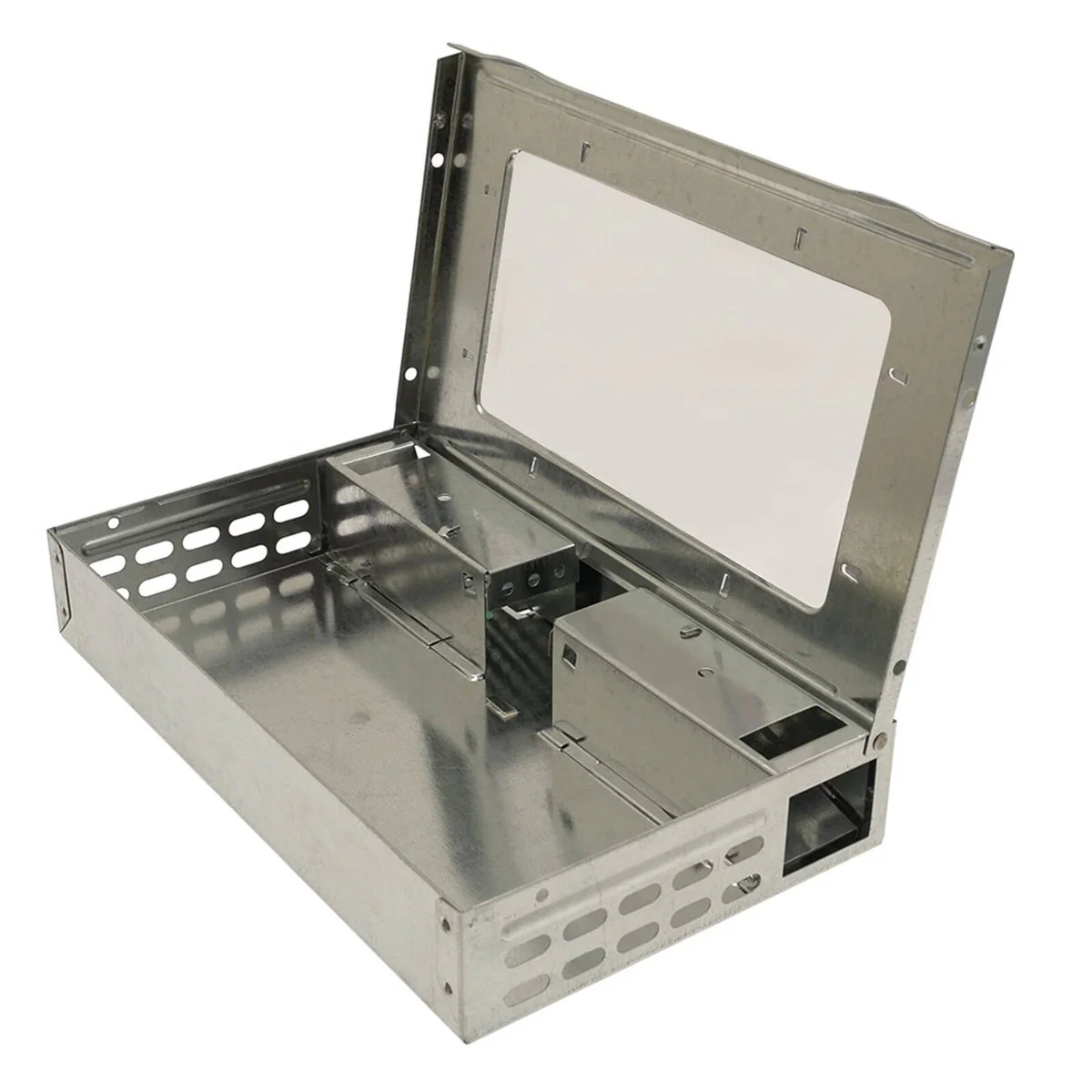 The Big Cheese Multi Catch Mouse Trap - 200mm x 400mm - Galvanised Steel - Self Setting - Image 3