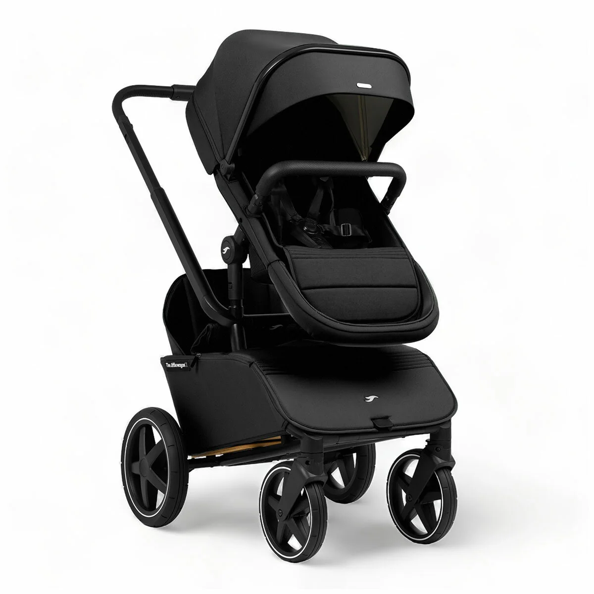 The Jiffle Wagon 6 in 1 Stroller TJW01004.BLACK Black Compact