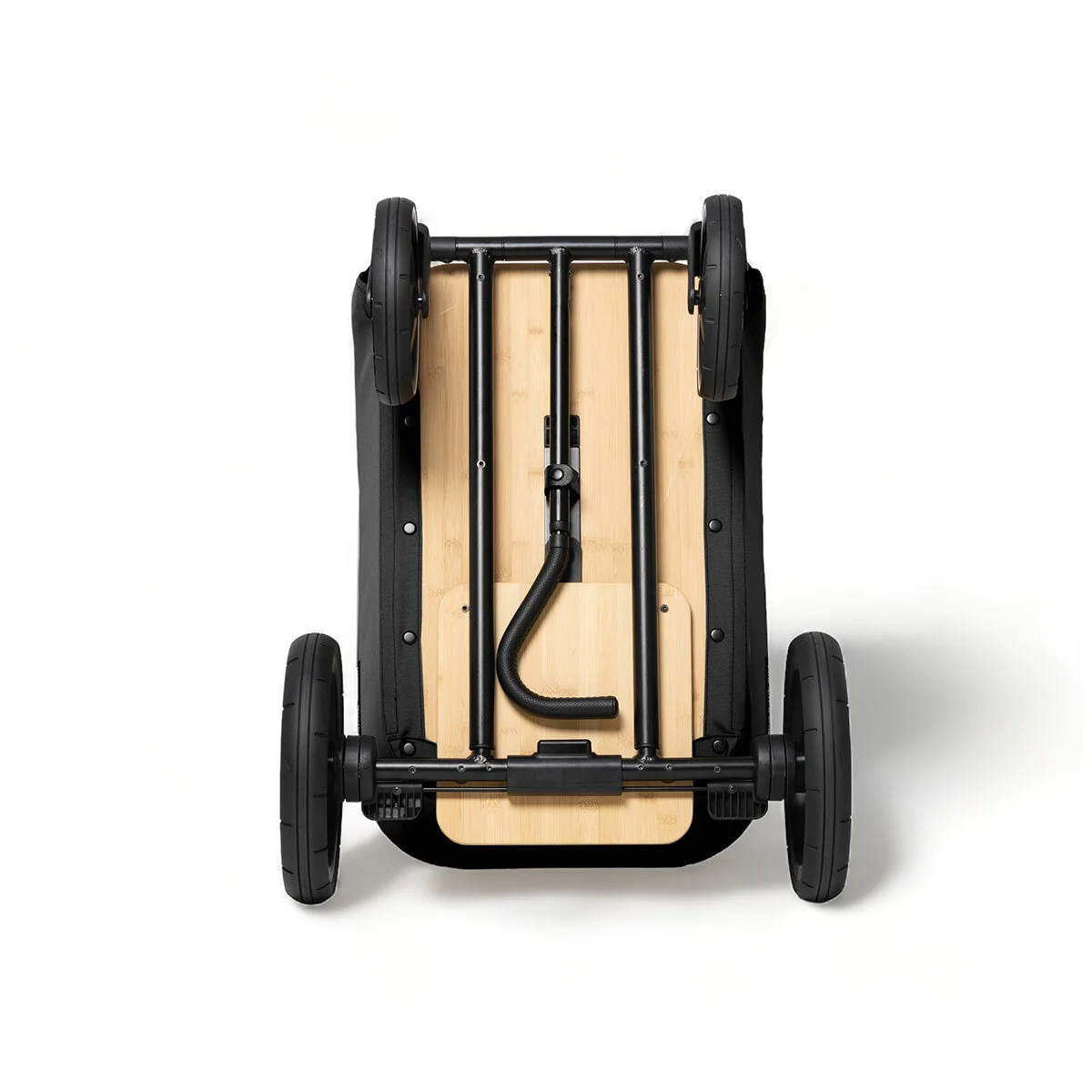 The Jiffle Wagon 6 in 1 Stroller TJW01004.BLACK Black Compact - Image 5