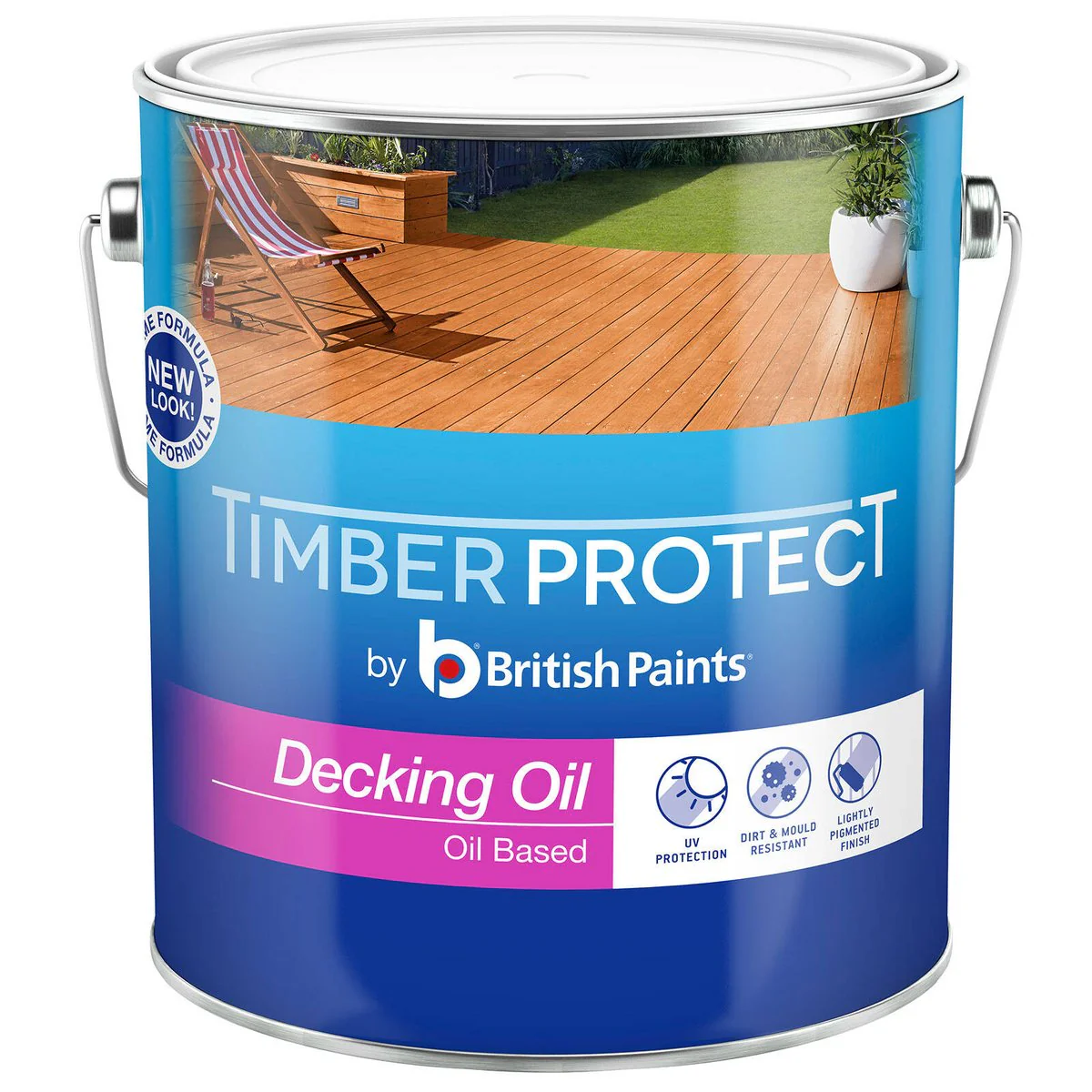 Timber Protect Decking Oil - 4L - Oil Based - UV Resistant