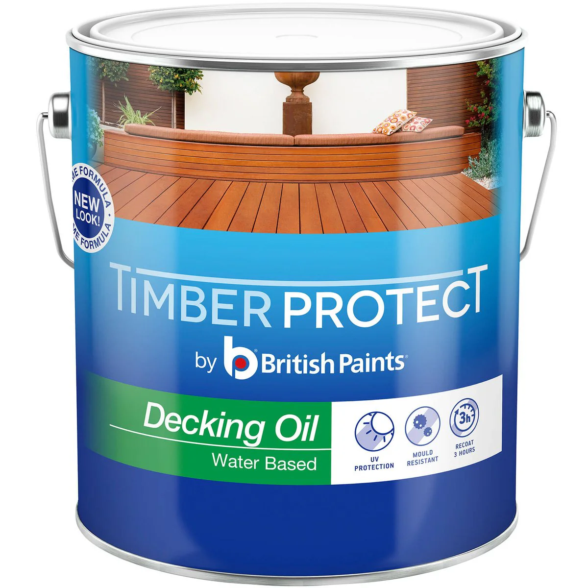 Timber Protect Decking Oil 4L Water Based UV Protection Easy Clean