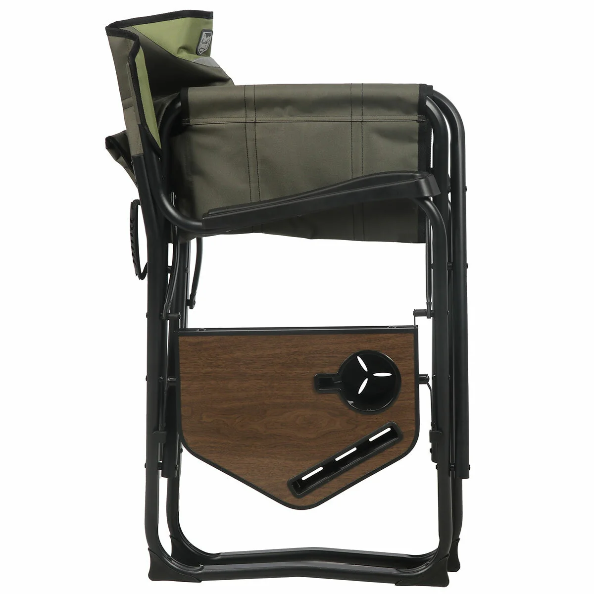 Timber Ridge Portable Director Chair with Side Table 2 Pack Sage Green - Image 4