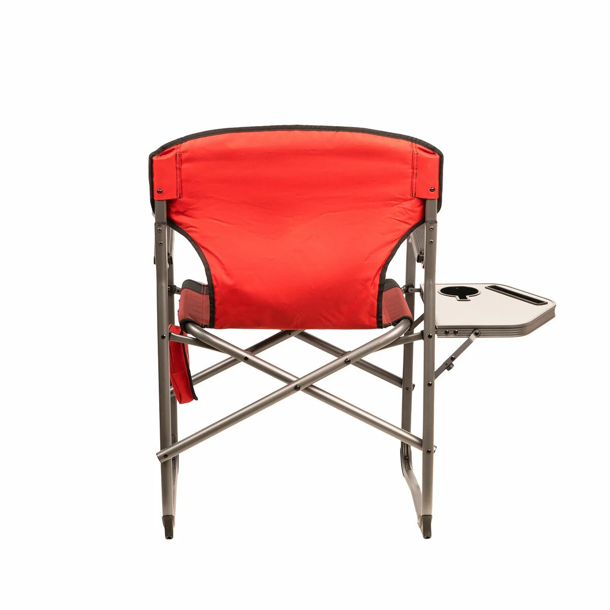 Timber Ridge Heated Rechargeable Director's Chair with Side Table FC-065M Red - Image 4