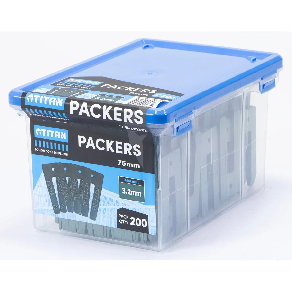 Titan 3 Window Packers - 200 Piece - 2 x 75mm - Green - Durable Support - Image 2
