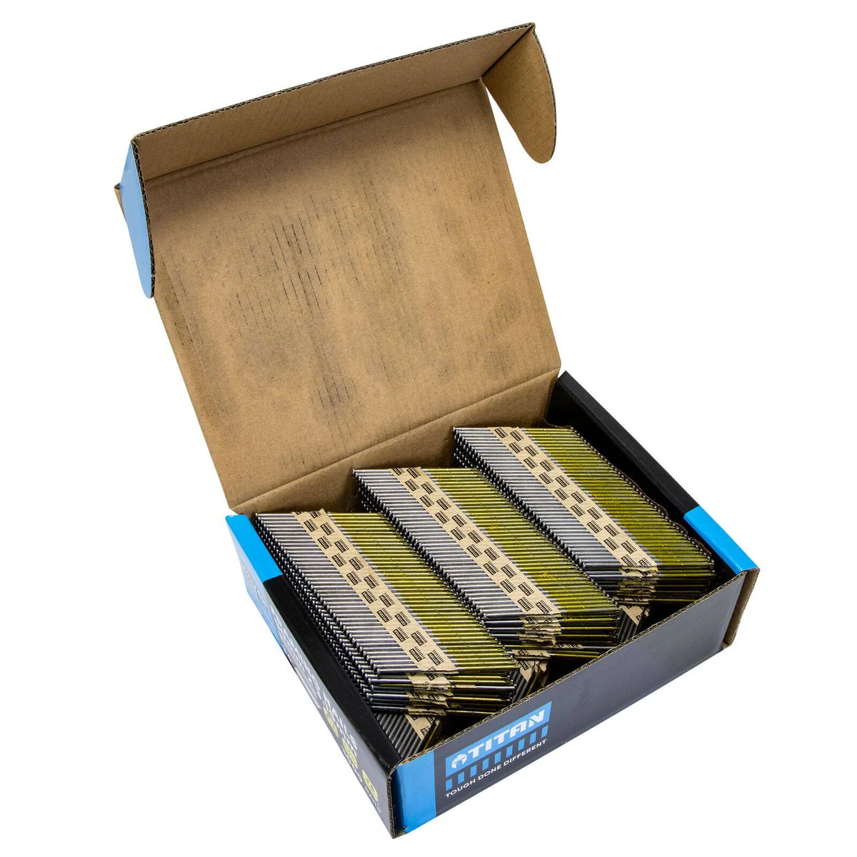 Titan 90mm Bright Steel Collated Framing Nails - 3000 Pack - Durable - Image 4