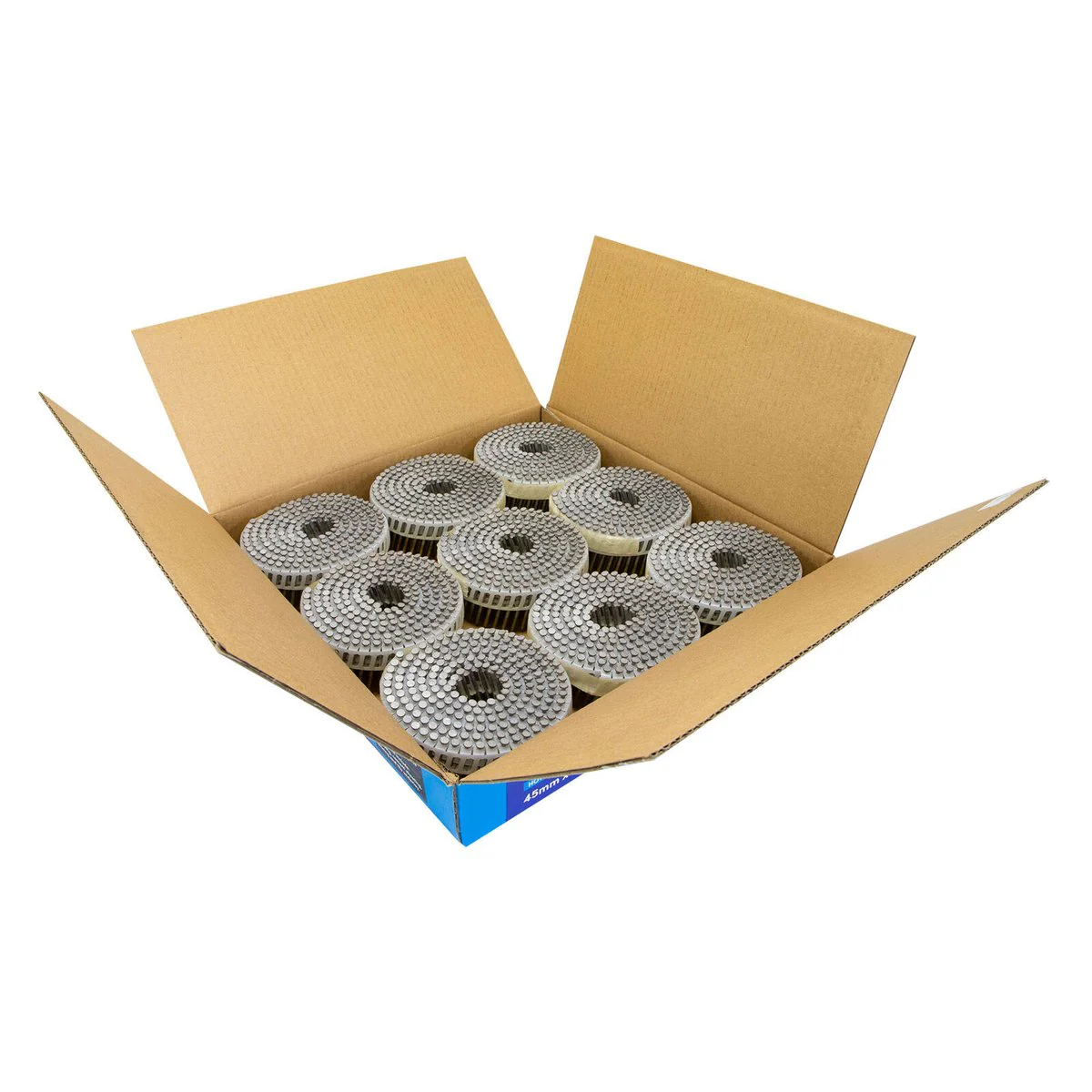 Titan Collated Coil Nail Ring 1800 Pack - 45 x 2.5mm - Hot Dipped Galvanized - Corrosion Resistant - Image 4