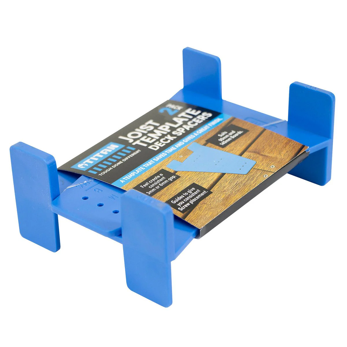 Titan Install Decking Joist Template Spacer 2 Pack - 135mm x 100mm - Consistent Gaps - Image 3