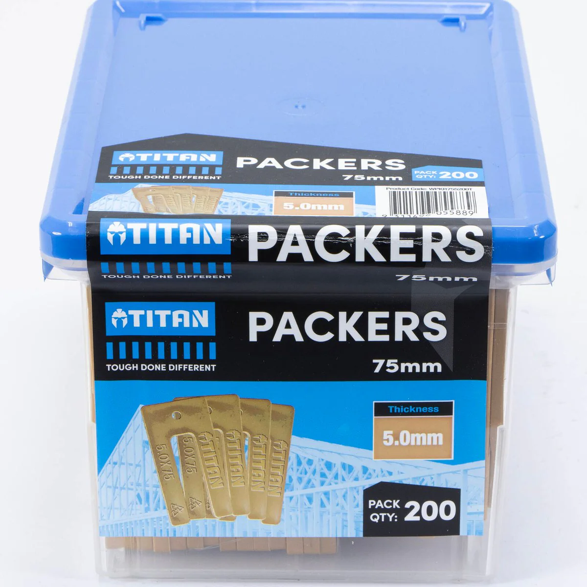 Titan Yellow Window Packers - 200 Piece - 75mm x 5mm - Durable & UV Stable