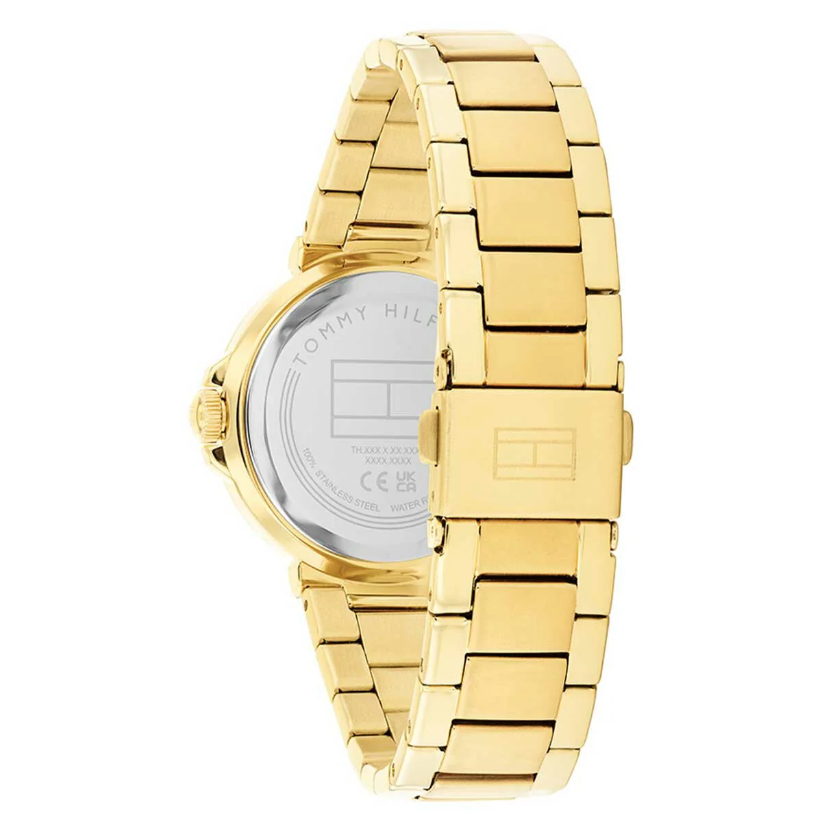 Tommy Hilfiger Lori Gold Steel Blush Dial Quartz Ladies Watch Stylish - Image 3