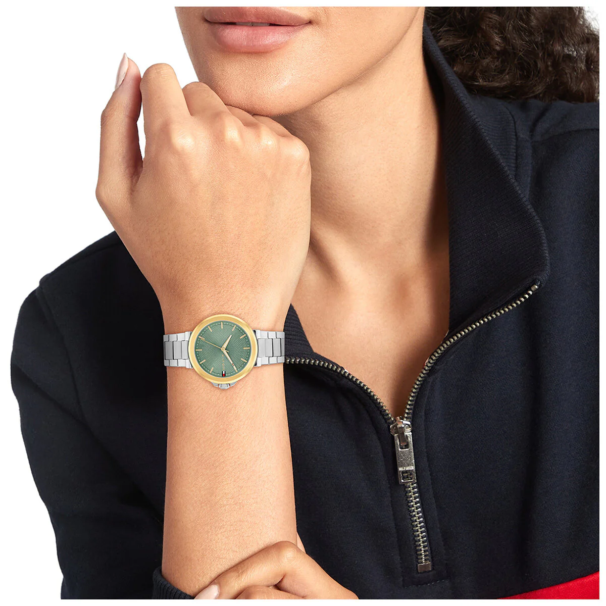 Tommy Hilfiger Lori Stylish Women’s Stainless Steel Watch 1782778 Green Dial - Image 4